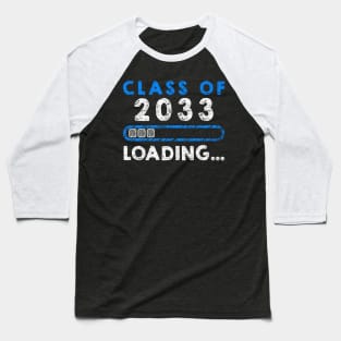 Class of 2033 Grow With Me Baseball T-Shirt